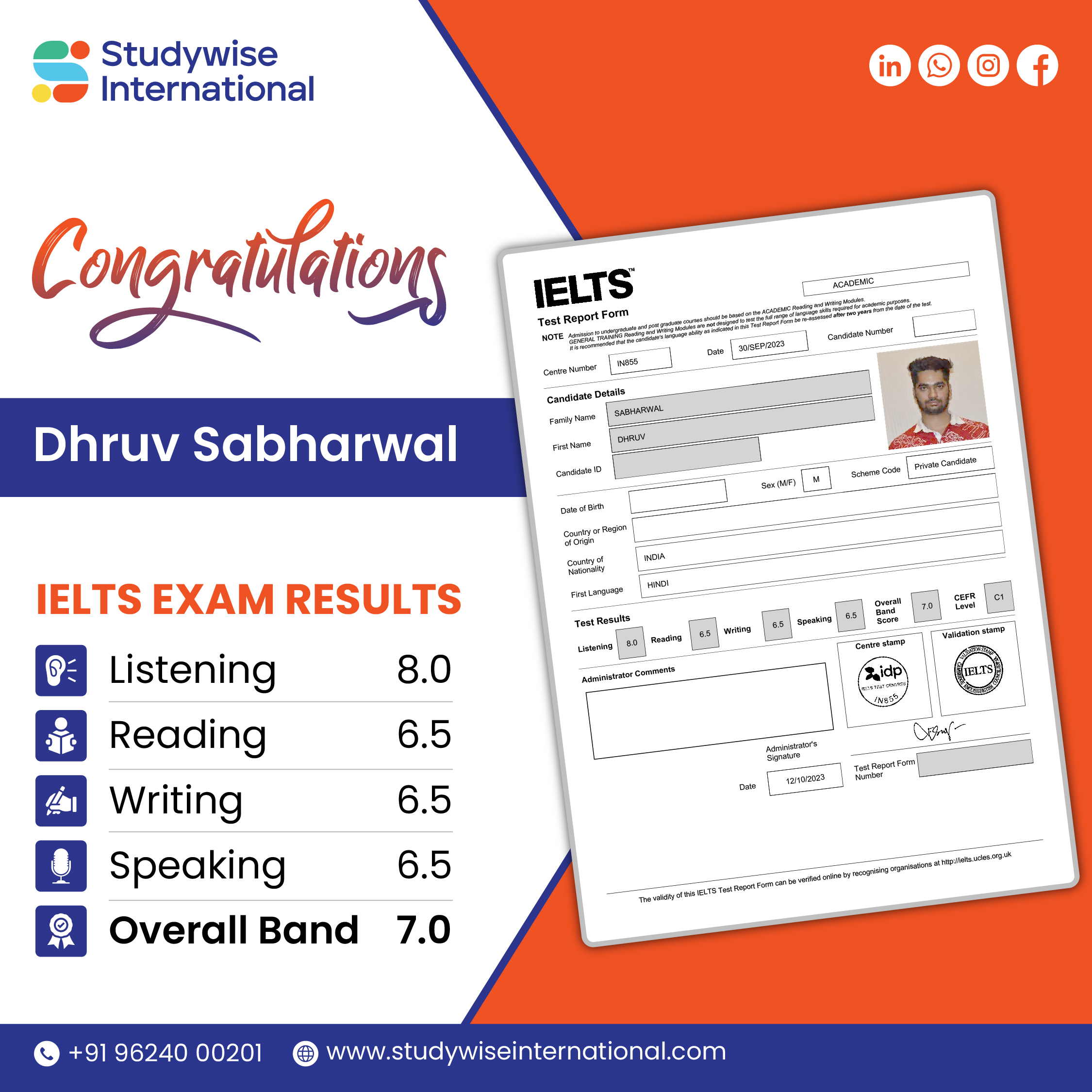 IELTS Score Post-05